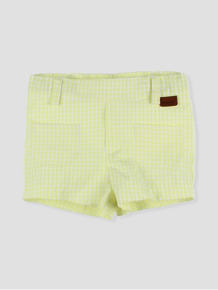 Calça curta Vichy