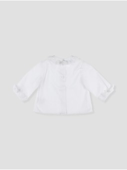 Blusa branca manga longa