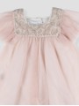 Vestido de tul para niña color azulina o rosa
