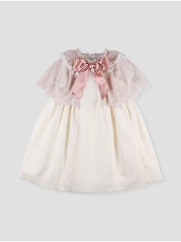 Vestido efeito capa Roma