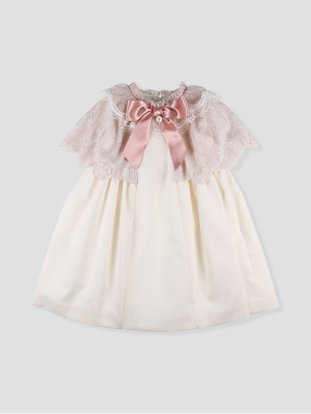Vestido efeito capa Roma
