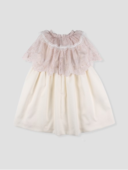Vestido efeito capa Roma