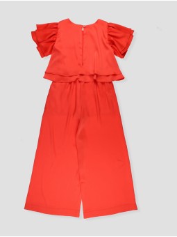 Coral girl jumpsuit