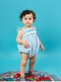 Baby gingham Santorini