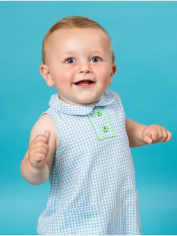 Santorini baby romper