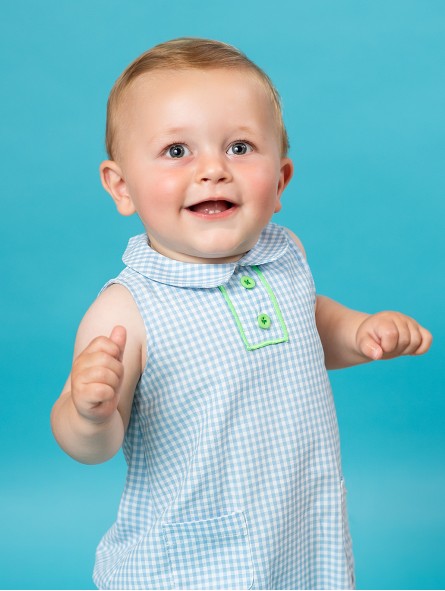 Santorini baby romper
