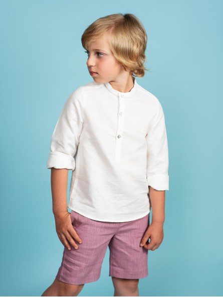 Camisa blanca lino