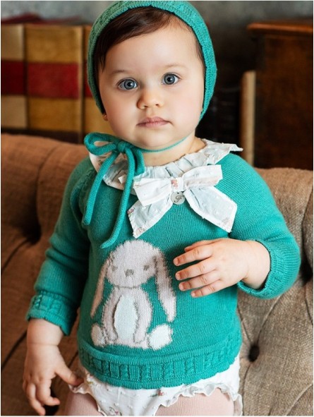 Menta knitted bonnet