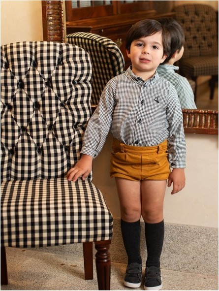 Calça cuequinha tecido jeans